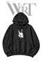 Beerus Dragon Ball Pre-Printed Black Hooded Sweatshirt (2-Ply)