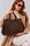 Women's Large Suede Oversized Hand and Shoulder Bag - 2