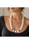 KLY-1079 Custom-Designed Multi-Strand Necklace with Natural Pearls | Eos Collective - 3
