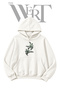 Dragon Pence Pre-Printed White Hooded Sweatshirt (2-Ply)