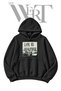 "Life Is Beautiful" Pre-Printed Black Hooded Sweatshirt (2-Ply)