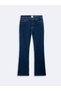 Noelıa High-Waisted Flared Spanish-Style Dark Indigo Jeans - 3
