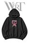 Nezuko Kamado Pre-Printed Black Hooded Sweatshirt (2-Ply)