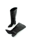Vaghessa Amor – Women's Pointed Toe Knee-High Boots with Thick Heels - 2
