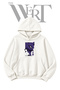Shinji Evangelion Unprinted White Hooded Sweatshirt (2-Ply)