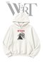 Weeping Angel Pre-Printed White Hooded Sweatshirt (2-Ply)