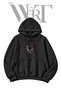 Black Raven Pre-Printed Black Hooded Sweatshirt (2-Ply)