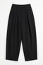 Women's Black Balloon-Fit Pants - 2