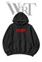 "You Died" Unprinted Black Hooded Sweatshirt (2-Ply)