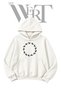 "Running Horses" Pre-Printed White Hooded Sweatshirt (2-Ply)