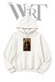 Bob Marley_2 Pre-Printed White Hooded Sweatshirt (2-Ply)