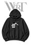 Fencer_1 Pre-Printed Black Hooded Sweatshirt (2-Ply)