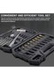 21PCS Punch Tool Set Double Sided Copper Hammer Punching Set Mechanical Maintenance Tools Chisel Pin - 3