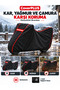 Yuki Active 50 Rear Bag-Compatible Cover (BLACK WITH RED TRIM) Motorcycle Cover, Motorcycle Tent, Motorcycle Cover, Top Case Compatible - 3