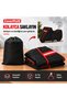 Yuki Active 50 Rear Bag-Compatible Cover (BLACK WITH RED TRIM) Motorcycle Cover, Motorcycle Tent, Motorcycle Cover, Top Case Compatible - 6