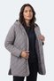 TWICE Women's Gray Jackets & Coats - 4