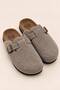 Women's Buckled Anatomical Insole Closed-Toe Everyday Slippers - 2