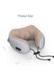 Travel Pillows For Sleeping Airplane, Portable Electric Neck Massager Soft Comfortable Breathable U-Shaped Memory Foam Massage Neck Pillow For Car Home And Office Heavy Duty, Lightweight - 2