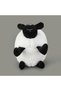 Black Sheep-Shaped Pillow - White - 25x17 cm - 5