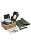 Prismatic Water Resistant Luminous Compass with Case Military Army for Camping Hiking Traveling Geology Pu - 3