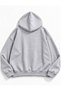 Women's USA Flag Stone-Printed Oversized Hooded Sweatshirt - 2