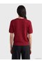 Women's Crew Neck Lace-Like Knit Cardigan - 4