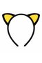 Plush Cat Ear Crown Yellow Black – Children's Party Costume Crown - 2
