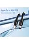 كابل USB صغير إلى Type C، عبوة من قطعتين، كابل USB C إلى USB صغير بطول 3.3 قدم، كابل USB صغير إلى Type C للشحن - 5