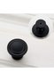 6 Pack Cabinet Knobs Round Mushroom Single Hole Drawer Knobs Furniture Knobs for Door Cupbo - 2