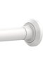 1 Pack Shower Curtain Rod, 76-223cm Adjustable, Black - 8