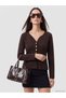 V-Neck Women's Knitwear Cardigan - 2