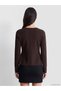 V-Neck Women's Knitwear Cardigan - 4