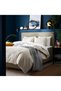 2-Piece Set: TJÄRBLOMSTER bedspread, gray, 150x210 cm + NATTJASMIN double-size sheet set, light beige, 240x220/50x60 cm - 5