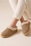 Women's Suede Fur-Lined House Slippers with Soft Soles - Plush Casual Comfort Slippers - 2