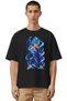 Unisex Oversized Vegito Dragon Ball Anime Character Pre-Printed Premium T-Shirt