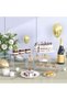 Forest Home SMARTPOINTS Acrylic Display Risers, Clear Rectangle Stands Shelf for Display 6pcs - 4