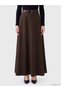 High-Quality Pieces from Çelebi Store: Belted Gabardine Flared Skirt - 3