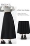 Women's Pleated A-line Maxi Skirt, Fall High Waisted Ankle Length Pleated Tennis Skirts with Belt, C - 5