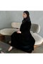 عباية مخمل أسود - 3