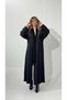 Plain Chameau Abaya with Tight Sleeves. - 7
