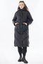 Goose Feather Padded Hooded Coat Black - 2