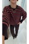 Motre Striped Coffee Sweater
