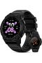 Smartwatch for Men and Women, Fitness Tracker with AMOLED Display (Charcoal Black, Tank S2)