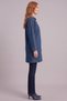 Navy Denim Tunic with Collar Detail - 5