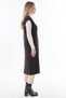 Seam Detail Knit Sweater, Brown - 5