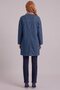 Navy Denim Tunic with Collar Detail - 4