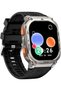 TANK M3 Ultra Smart Watch for Men, GPS, 1.96" AMOLED Display, 5ATM Waterproof Rugged Stainless Steel Smartwatch, Bluetooth Calling, Compass, Altitude & Air Pressure, Long Battery Life, Silver - 3