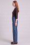 Embroidered Denim Pants, Navy Blue - 4