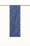 Floral Print Cotton Shawl, Indigo