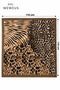 Ultra-Luxury Leopard Print Triangle Shoulder Shawl, Scarf, and Headscarf, 110x110 cm - 5